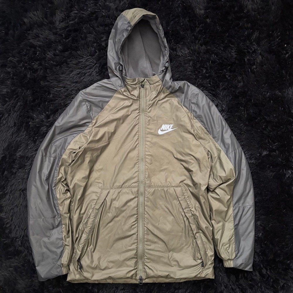 Nike Vintage Rare Bubble Nylon Jacket Coat - Green, M
